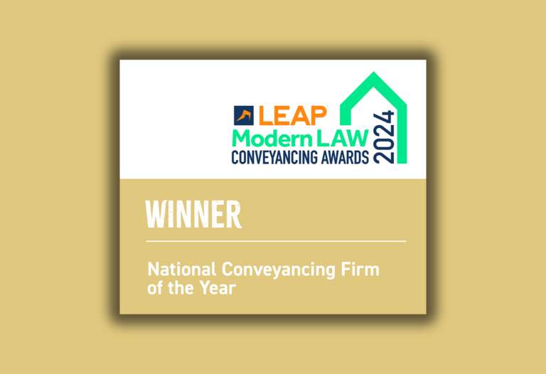 NATIONAL CONVEYANCING FIRM OF THE YEAR News