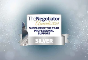 Muve Wins Supplier of the Year - Professional Support (Silver) at The Negotiator Awards 2024