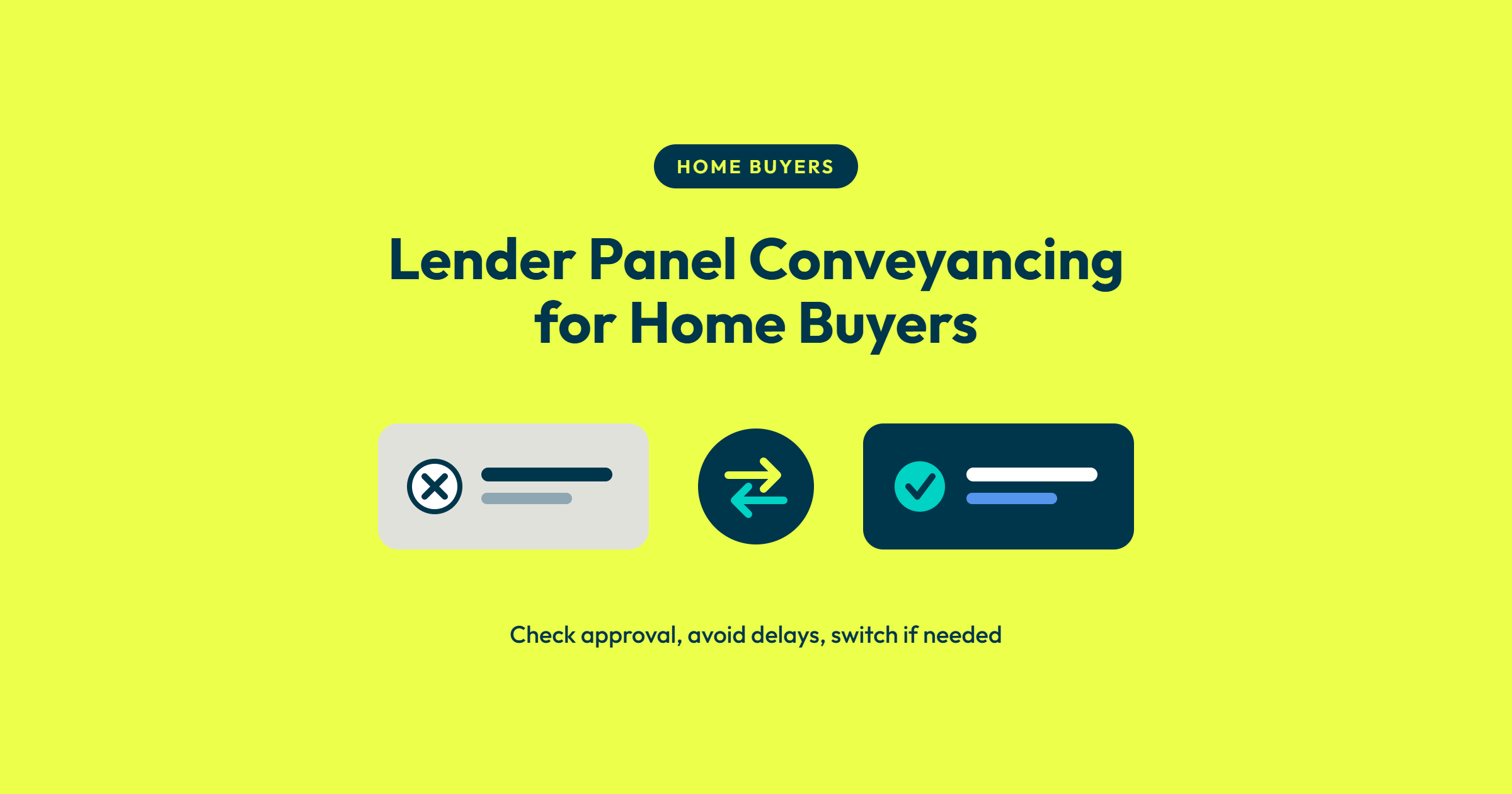 Lender Panel Conveyancing for Home Buyers
